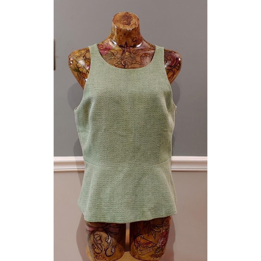 Banana Republic tweed top size 12 sleeveless NEW